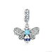 Charm con encanto de plata esterlina forma Mariposa - NexoEden