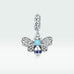 Charm con encanto de plata esterlina forma Mariposa - NexoEden